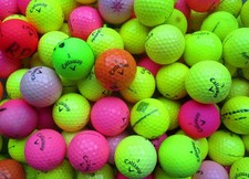 100 bunte Callaway Golfbälle / Lakeballs  AAA - AA