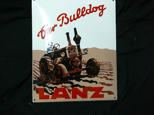 Lanz bulldog traktor schild - lanz, traktor-