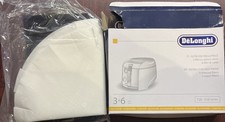 Fritteuse Filterset DeLonghi 5512510041 F28-9 Original 1 Kohle- + 2 Papierfilter