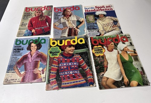 Konvolut vintage burda - 6x,