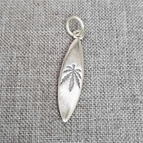 Sterlingsilber surfbrett charm - sterlingsilber,