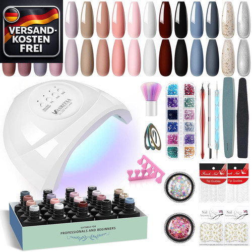 Nagellack set farben - uv, &