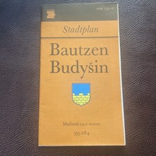 Stadtplan VEB Tourist Bautzen