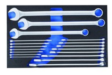 GEDORE 2005 CT4-7 XL Ring-Maulschlüssel-Satz in Check-Tool-Modul, 18-teilig