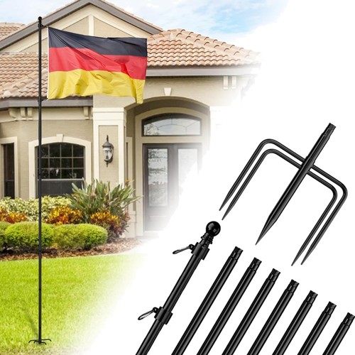Fahnenmast schwarz mit - fahnenmast,