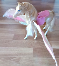Wunderschönes Barbie Pferd mit Flügeln Rainbow Pegasus Original Mattel