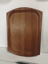 Servier Tablett aus Teakholz Tray Vintage Mid Century  32,5 cm x 23 cm