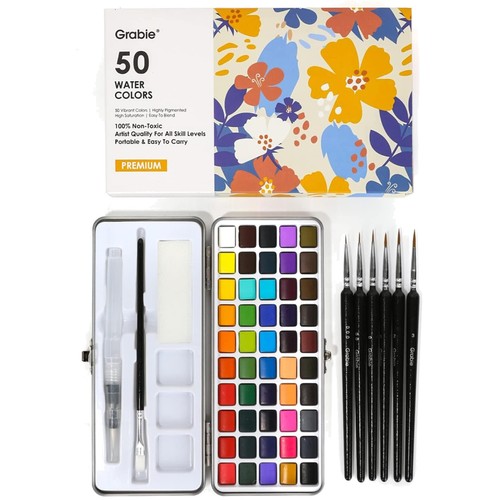 Aquarellfarben set farben - aquarellfarben, 50