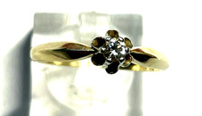 585 Gold 14 K Ring Solitär