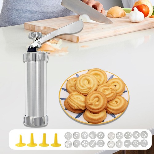 Plätzchen presse set - set, glasur
