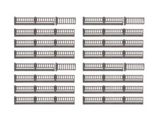 Vollmer 47424 Fabrikzaun, 125
