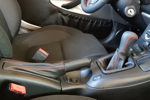 Leder schaltmanschette - (bb),