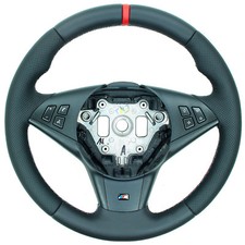 BMW E60 E61 E63 E64 M Lenkrad Lederlenkrad neu beziehen Perfo Nappa ab 09.2005