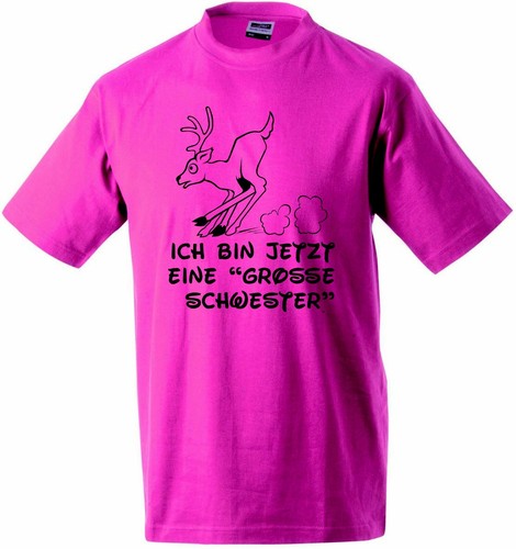 Kinder shirt bedruckt - bedruckt, "reh"