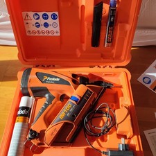 neuw Paslode 014188 IM100i mit neuem Service Akku (neue Zellen) Lader Gas Koffer