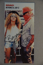 Beyonce & Jay-Z - rare 2014 Bravo magazin card - German card + Justin Bieber