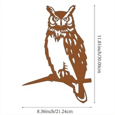 Metallvogel Gartenfigur Rabe