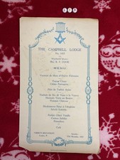 Freimaurer Menü, Freimaurer