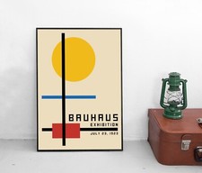 Plakat bauhaus exhibition - plakat,