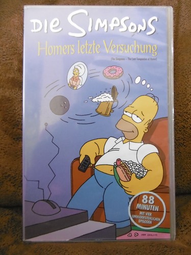 Vhs die simpsons homers - vhs,