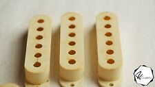 Aged Vintage Single Coil Pickup Covers (3) for Strat Stratocaster Relic Fcustom