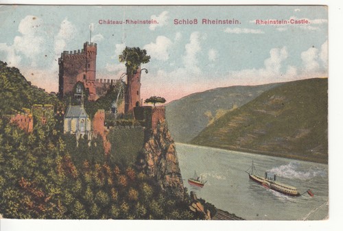 0251 schloß rheinstein - ak, +0251