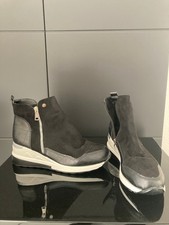 Stiefeletten 43 schwarz Wedges