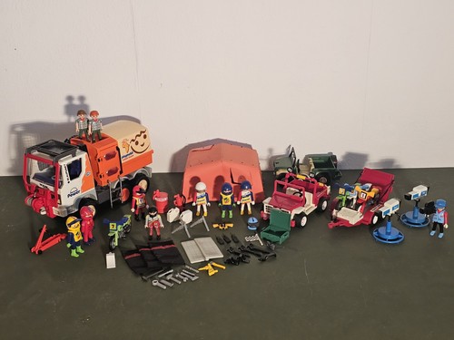 Playmobil rally truck set - playmobil, rally-truck