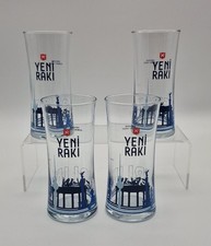 4x Yeni Raki Gläser - Glas - Berlin - Germany Serie Deutschland Edition - 12 cm
