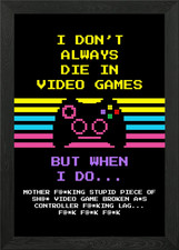 Lustiges Gamer Zitat Retro