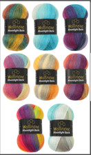 Wollbiene Moonlight Batik Strickwolle Farbverlauf Mohair 100g 20% Wolle