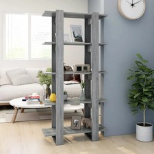 Bücherregal raumteiler grau - bücherregal/raumteiler,