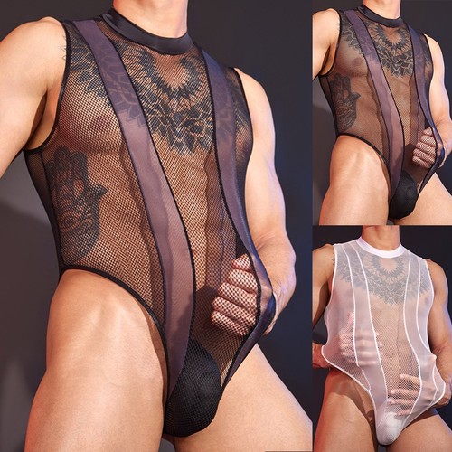 Herren body netz patchwork - herren,