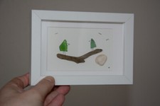 Seeglas-Bild "2 Hiddenseer