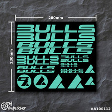 Bulls sticker mint - mint, (minze)