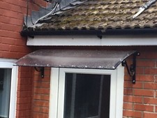 Schmiedeeiserne Türdach