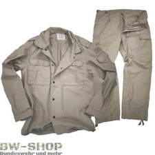 ORIGINAL BUNDESWEHR AWACS BODENPERSONAL FELDBLUSE FELDHOSE TROPEN BW HOSE JACKE