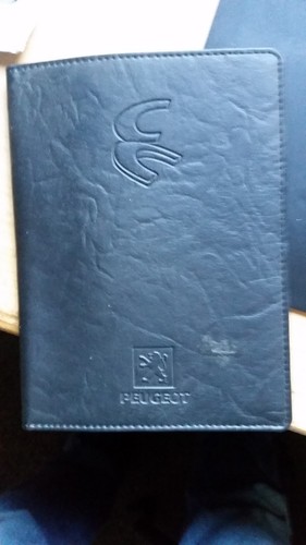 Peugeot bordmappe leder - peugeot, cc