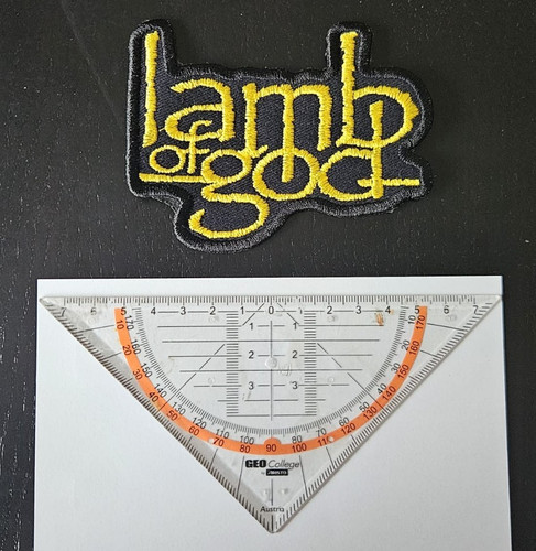 Lamb god logo patch - of,