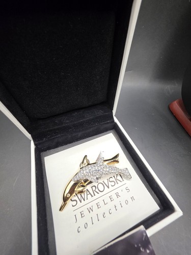 Swarovski 1990 brosche delfin - 1990,