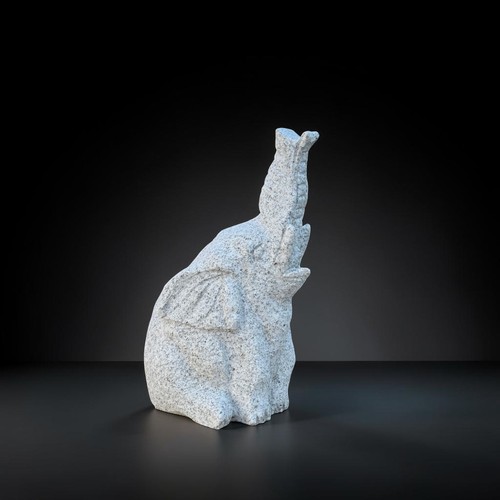 Granit elefant skulptur - granit,