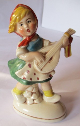 Porzellan figur mädchen mit - porzellan,