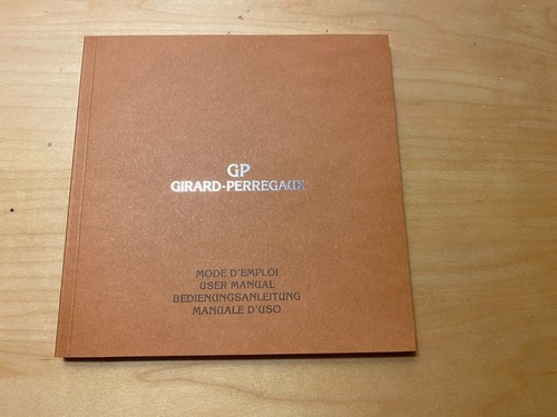 Girard perregaux manual uso - girard, de