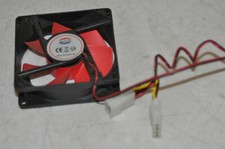 MS-Tech Kühler Lüfter 80x80 mm 12V Cooling FAN PC Computer Gehäuselüfter -