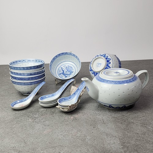 China tee set reiskorn - tee,
