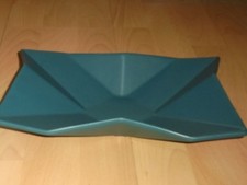 ASA ausgefallene Schale Keramik Rechteck gefaltet Matt grün 28,5x20x8cm