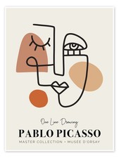 Poster Pablo Picasso One Line Drawing II