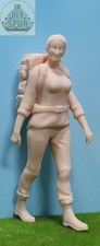 Modellfigur Britta Wanderin Reisende unbemalt Spur G kompatibel LGB Gartenbahn