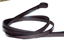 Panzerzügel FSS glatt flach Leder glatt 4 Doppeltrense Show Pelham 5/8" 16 mm