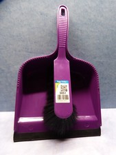23862. Handfeger und Schaufel  lila schwarz  Kunststoff  Peggy Perfect
